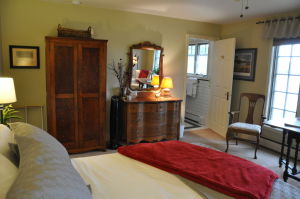 Sandpiper guest room towards bath